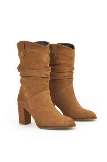 Ziya - Hakiki Deri Kadın Çizme Taba (1) Ziya - Hakiki Deri Kadın Çizme Taba (1)