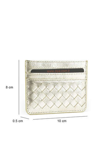 Ziya - Hakiki Deri Kadın Cüzdan-Kartlık Altın (1)