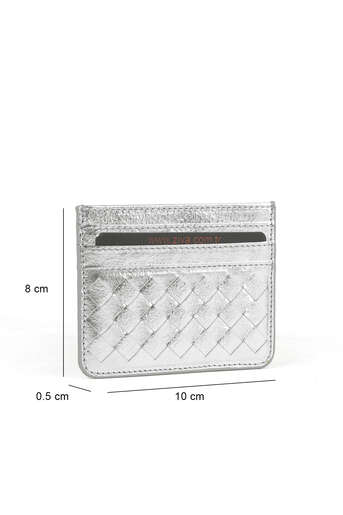 Ziya - Hakiki Deri Kadın Cüzdan-Kartlık Gümüş (1)