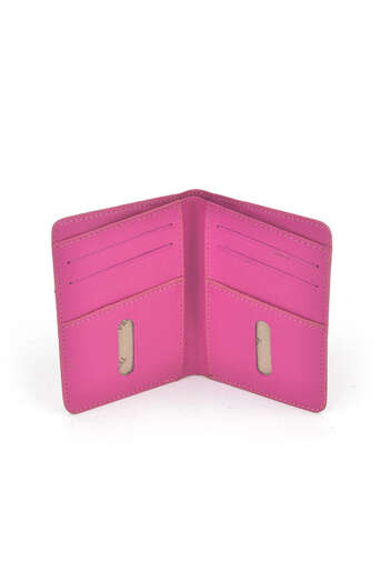 Ziya - Hakiki Deri Kadın Cüzdan-Kartlık Pembe (1)