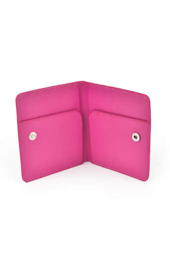 Ziya - Hakiki Deri Kadın Cüzdan-Kartlık Pembe (1)