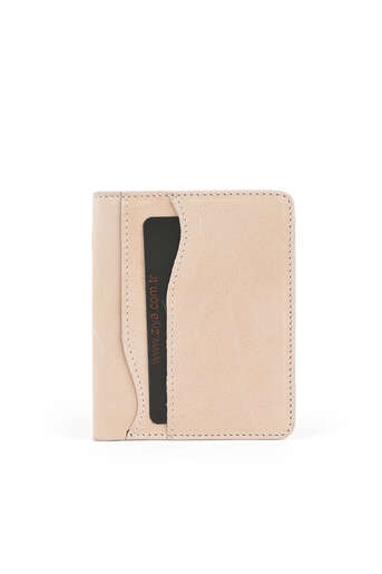 Ziya - Hakiki Deri Kadın Cüzdan-Kartlık Pudra