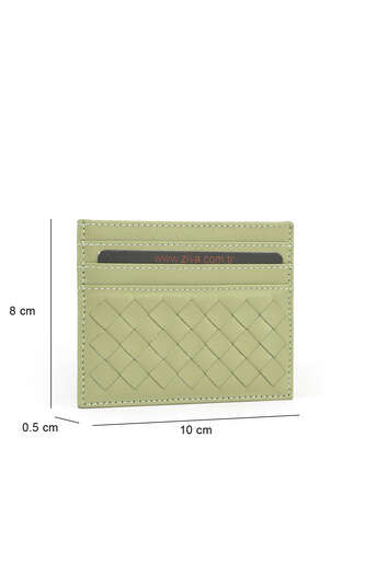 Ziya - Hakiki Deri Kadın Cüzdan-Kartlık Yeşil (1)