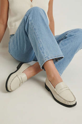 Ziya - Hakiki Deri Kadın Günlük Ayakkabı Bej (1)