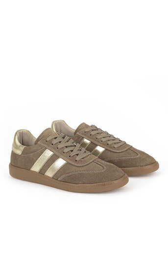 Ziya - Hakiki Deri Kadın Günlük Ayakkabı Bej (1)