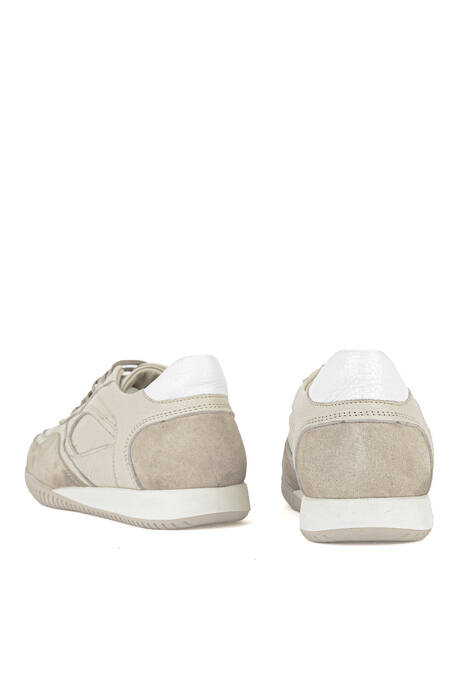 Hakiki Deri Kadın Günlük Ayakkabı Bej