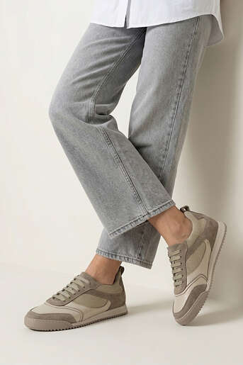 Ziya - Hakiki Deri Kadın Günlük Ayakkabı Bej