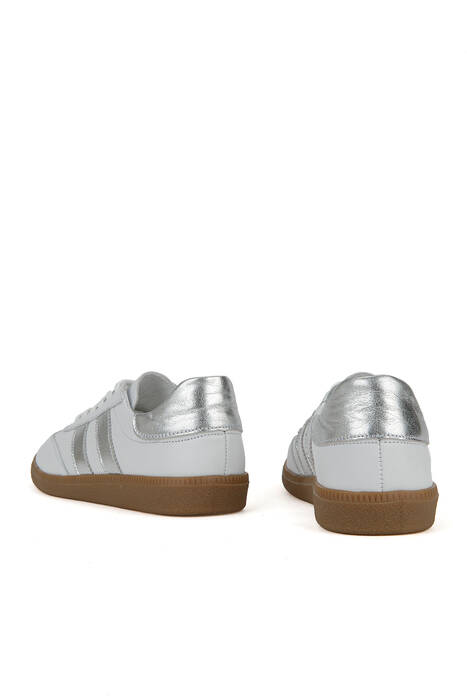 Hakiki Deri Kadın Günlük Ayakkabı Beyaz