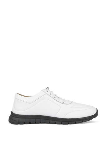 Ziya - White Genuine Leather Women's Casual Shoes