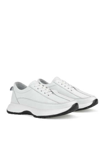 Ziya - Hakiki Deri Kadın Günlük Ayakkabı Beyaz (1) Ziya - Hakiki Deri Kadın Günlük Ayakkabı Beyaz (1)