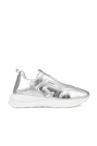 Ziya - Silver Genuine Leather Women's Casual Shoes Ziya - Silver Genuine Leather Women's Casual Shoes