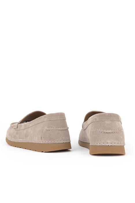 Hakiki Deri Kadın Günlük Ayakkabı Gümüş