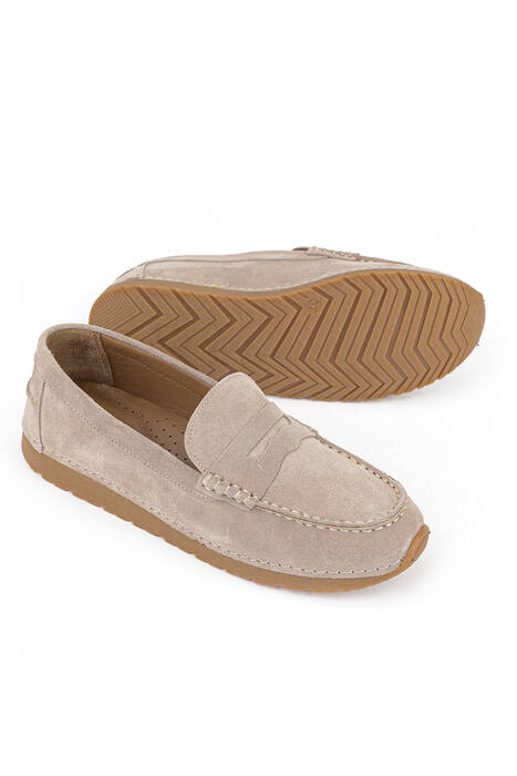 Hakiki Deri Kadın Günlük Ayakkabı Gümüş