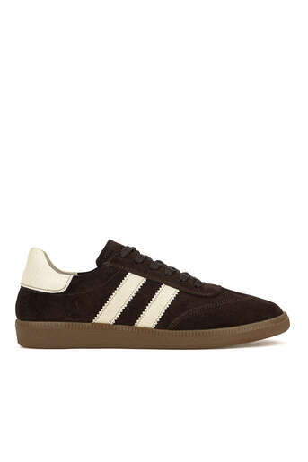 Ziya - Hakiki Deri Kadın Günlük Ayakkabı Kahverengi