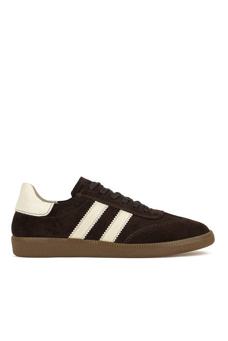 Hakiki Deri Kadın Günlük Ayakkabı Kahverengi