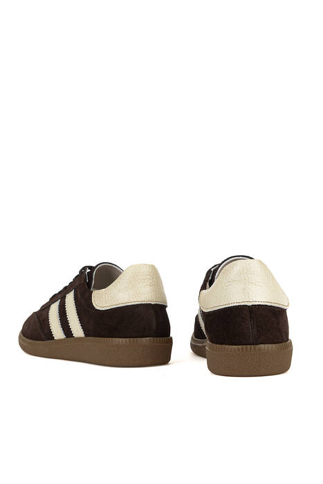 Hakiki Deri Kadın Günlük Ayakkabı Kahverengi