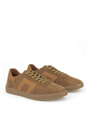 Ziya - Hakiki Deri Kadın Günlük Ayakkabı Kahverengi (1)