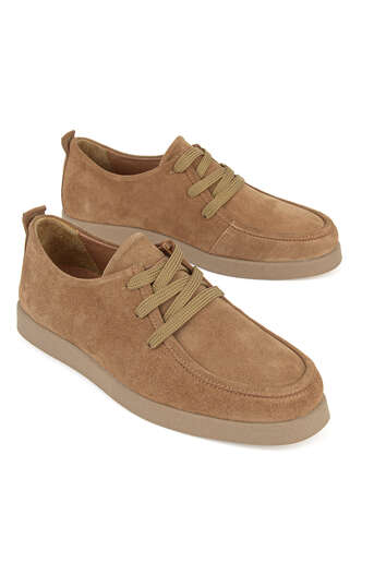 Ziya - Hakiki Deri Kadın Günlük Ayakkabı Kahverengi (1)