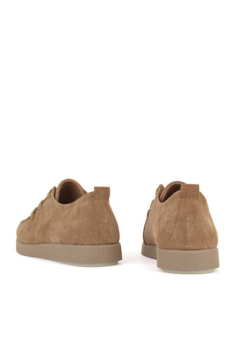 Hakiki Deri Kadın Günlük Ayakkabı Kahverengi