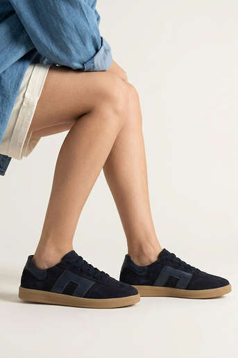 Ziya - Hakiki Deri Kadın Günlük Ayakkabı Lacivert