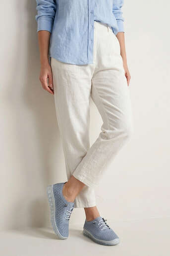 Ziya - Hakiki Deri Kadın Günlük Ayakkabı Mavi