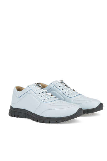 Ziya - Blue Genuine Leather Women's Casual Shoes (1)