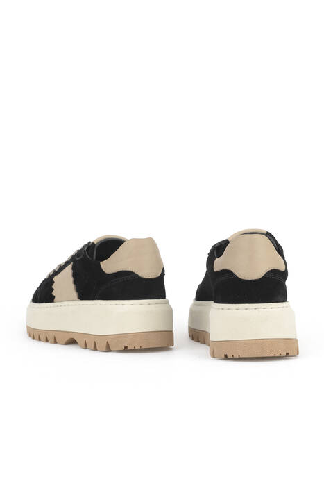 Hakiki Deri Kadın Günlük Ayakkabı Siyah Hakiki Deri Kadın Günlük Ayakkabı Siyah