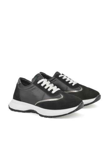 Ziya - Black Genuine Leather Women's Casual Shoes (1) Ziya - Black Genuine Leather Women's Casual Shoes (1)
