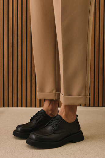 Ziya - Black Genuine Leather Women's Casual Shoes Ziya - Black Genuine Leather Women's Casual Shoes