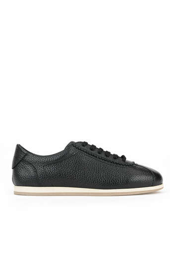 Ziya - Hakiki Deri Kadın Günlük Ayakkabı Siyah