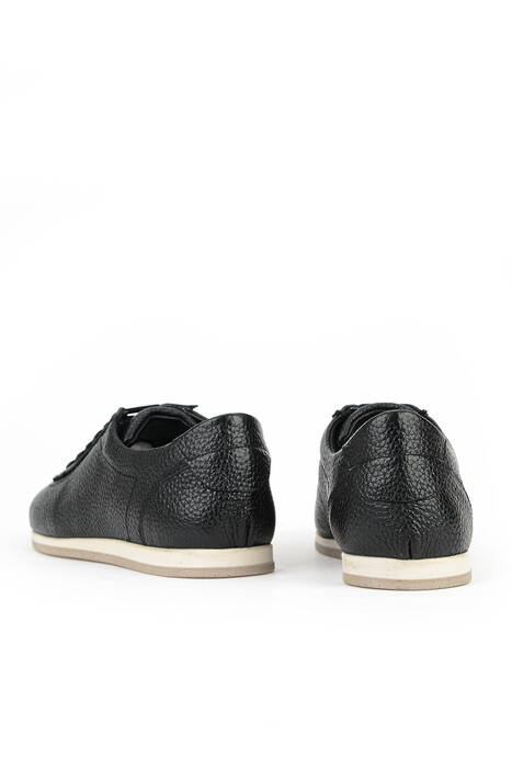 Hakiki Deri Kadın Günlük Ayakkabı Siyah