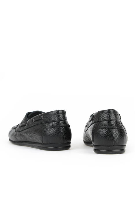 Hakiki Deri Kadın Günlük Ayakkabı Siyah