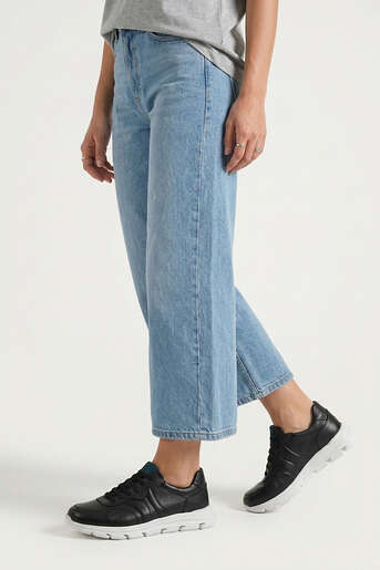 Ziya - Hakiki Deri Kadın Günlük Ayakkabı Siyah