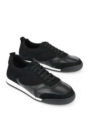 Ziya - Hakiki Deri Kadın Günlük Ayakkabı Siyah (1)