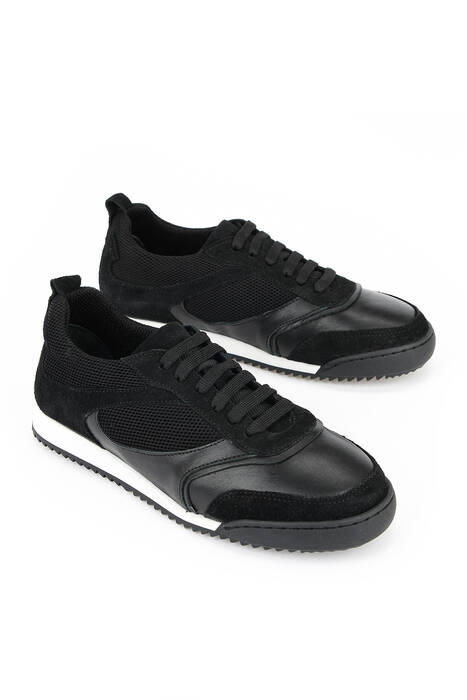 Hakiki Deri Kadın Günlük Ayakkabı Siyah