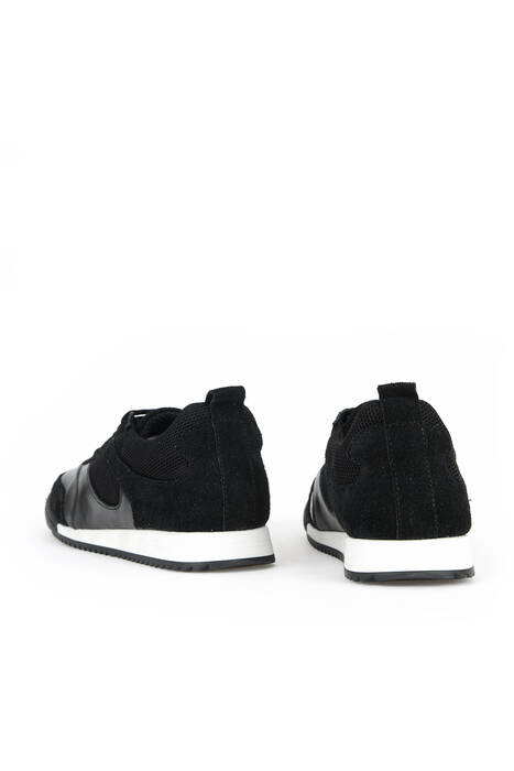 Hakiki Deri Kadın Günlük Ayakkabı Siyah