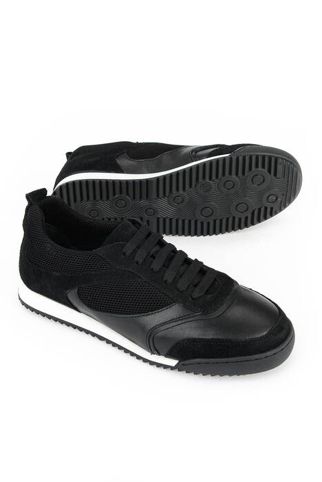 Hakiki Deri Kadın Günlük Ayakkabı Siyah