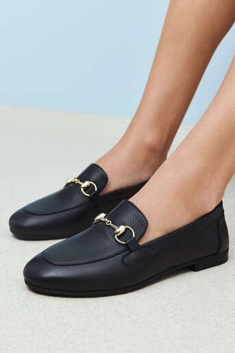 Ziya - Hakiki Deri Kadın Günlük Ayakkabı Siyah Ziya - Hakiki Deri Kadın Günlük Ayakkabı Siyah