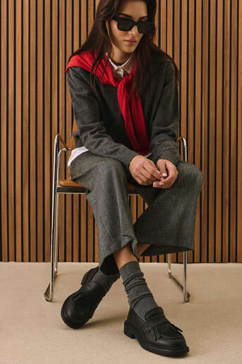 Ziya - Hakiki Deri Kadın Günlük Ayakkabı Siyah (1) Ziya - Hakiki Deri Kadın Günlük Ayakkabı Siyah (1)