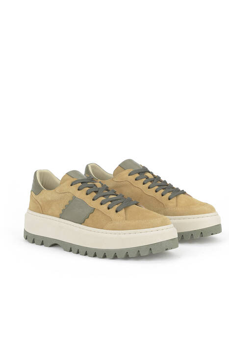 Hakiki Deri Kadın Günlük Ayakkabı Taba Hakiki Deri Kadın Günlük Ayakkabı Taba