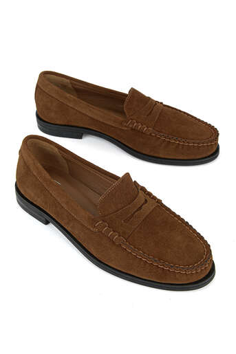 Ziya - Hakiki Deri Kadın Günlük Ayakkabı Taba (1)