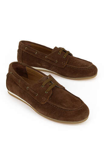 Ziya - Hakiki Deri Kadın Günlük Ayakkabı Taba (1)