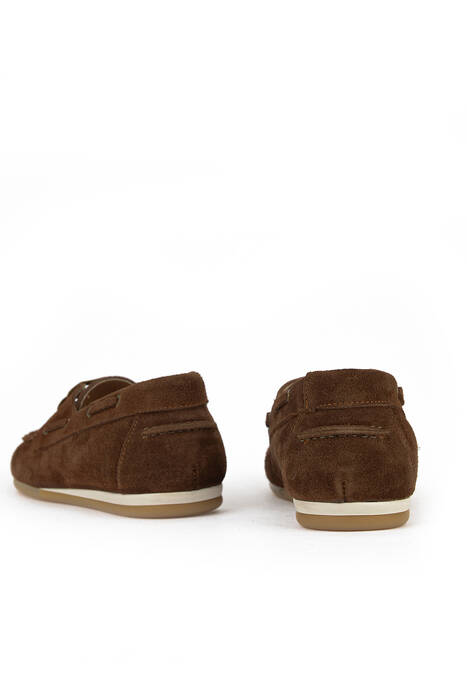 Hakiki Deri Kadın Günlük Ayakkabı Taba