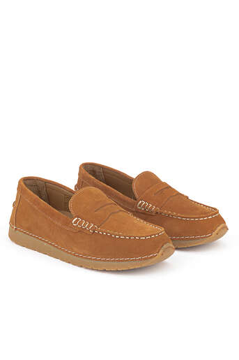 Ziya - Hakiki Deri Kadın Günlük Ayakkabı Taba (1)