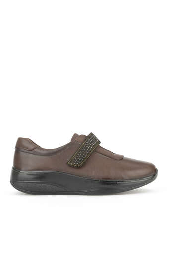 Ziya - Brown Genuine Leather Women's Comfort Shoes