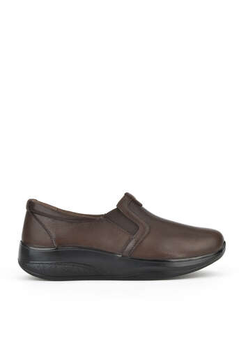Ziya - Brown Genuine Leather Women's Comfort Shoes