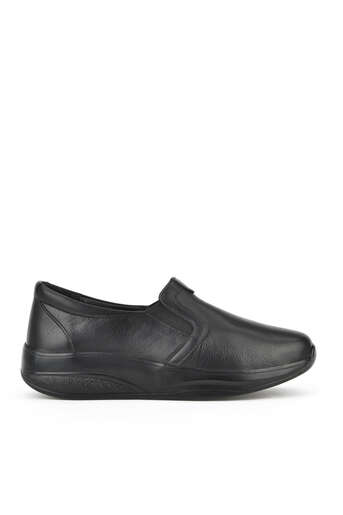 Ziya - Black Genuine Leather Women's Comfort Shoes