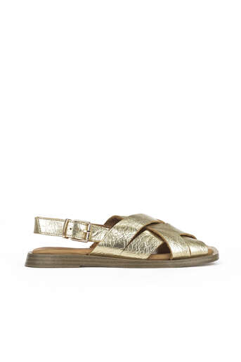 Ziya - Gold Genuine Leather Women's Sandals Ziya - Gold Genuine Leather Women's Sandals