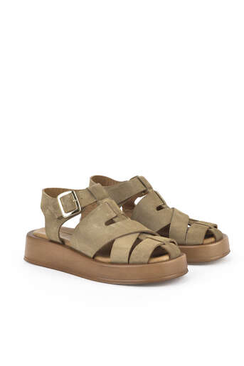 Ziya - Hakiki Deri Kadın Sandalet Bej (1) Ziya - Hakiki Deri Kadın Sandalet Bej (1)