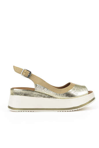 Ziya - Beige Genuine Leather Women's Sandals Ziya - Beige Genuine Leather Women's Sandals